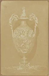 Ornate Vase with Handles