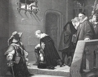 Lord Strafford on the way to execution (engraved by A.H. Payne)