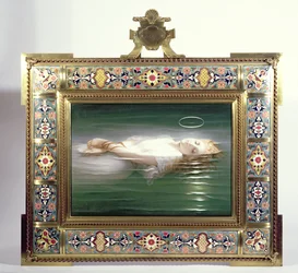 Christian Martyr, A Berlin (K.P.M.) Rectangular Plaque