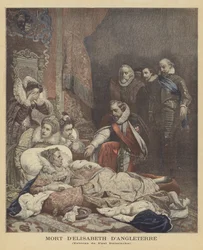 The Death of Elizabeth I, Queen of England