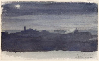 View of Rome at Night