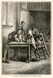 Listen, said Fix in an under-tone, from Around the World in Eighty Days by Jules Verne