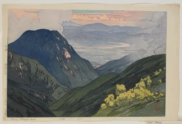 From Daitenjodake, from the Series, Twelve Scenes in the Japan Alps, Taisho Era
