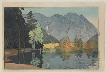 Hodakayama, from the Series, Twelve Scenes in the Japan Alps, Taisho Era