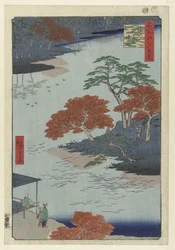 Temple Grounds of the Akiba Shrine at Ukiji (One Hundred Famous Views of Edo)