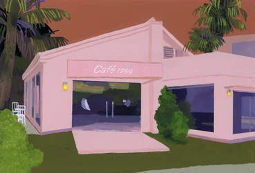 Cafe in Cambodia