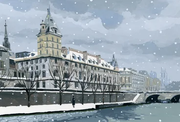 The Seine in Winter, 2015
