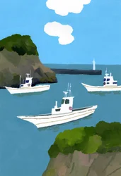 Three Fishing Boats