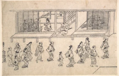 Street Scene in the Yoshiwara