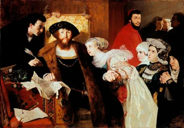 Christian II Signing the Death Warrant of Torben Oxe