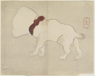 Dog with Bag Over its Head, c. 1830