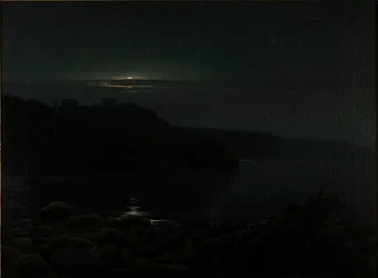 Hammershus in the Moonlight