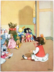 Dorothy Tells the Children a Story, illustration from 