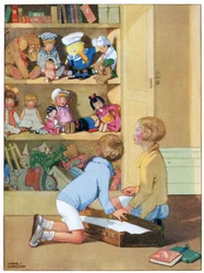 Everybody except Charlie did look unhappy, illustration from 