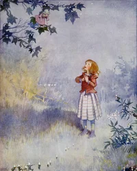 The Little Maid Could Not Reach up to the Doll, from 