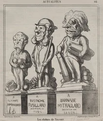Actualities (plate 98): Statues of the Future