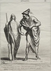 Actualities, Plate 181: What Do You Take Me For! Take My Arm