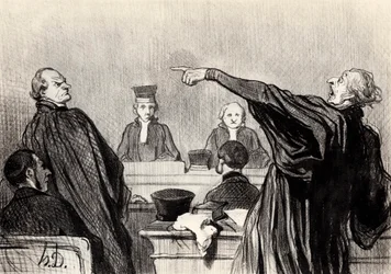 An Advocate Who is Evidently Fully Convinced, 1845