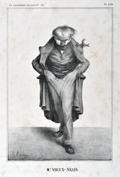 Artwork by Honore Daumier. Series 