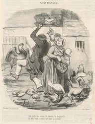 To the Little Goslings, They Give the Food...