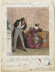 Caricaturana (plate 36): From What! From What! Your Dowry?...