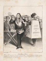 Caricaturana: Pl. 14, Robert Macaire Bookseller
