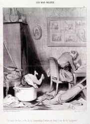 Cartoon About Women Writers. Series 