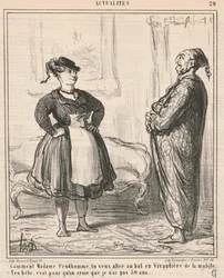 How Madame Prudhomme... As a Vivandière...
