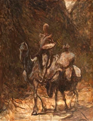 Don Quixote and Sancho Panza, 1868-1870