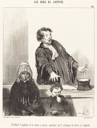 He defends the orphan and the widow, unless...