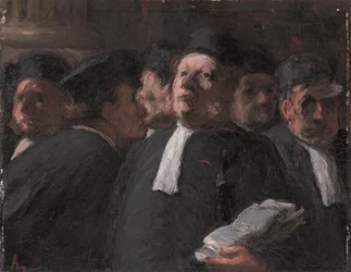 La Salle des Pas-perdus au Palais de Justice