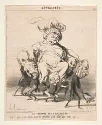 The Triumph of the Law of May 31, from Actualites