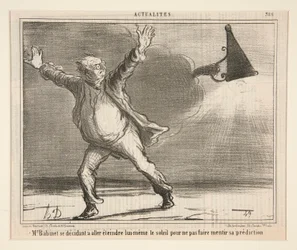 M. Babinet Deciding to Extinguish It Himself