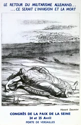 Postcard Advertising the Congress of Peace of the Seine, Paris