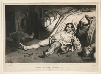 Rue Transnonain, April 15, 1834, published in La Association Mensuelle
