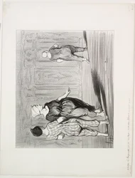 The Bathers, Plate 15: It is Her Again, a Pretty Fashion, Madame Coquardeau!
