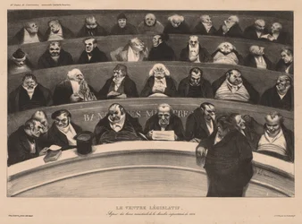 The Monthly Association plate 18: The Legislative Belly, 1834