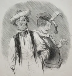 The beautiful days of life, plate 18: Mardi gras