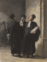 Three Lawyers Conversing