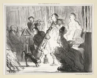 An Orchestra in a Very Proper House, No. 8 of Les Comediens de Societe