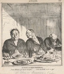 A Guest at a Dinner of Horse-Eaters: Shall I Offer You Some More? It