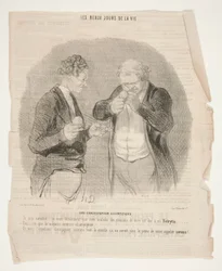 A Scientific Consultation, from Les Beaux Jours de la Vie