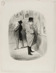 A True Art Lover, Plate 66 from The Good Bourgeois