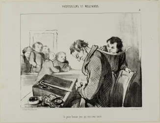 A Young Man to Whom Nothing is Sacred, plate 8 from Professors and Brats