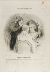 An Exaggerated Rejuvenation. “Just two or three sessions with me, Monsieur, and anyone who still claims to find a grey hair on you, is a malicious person.”