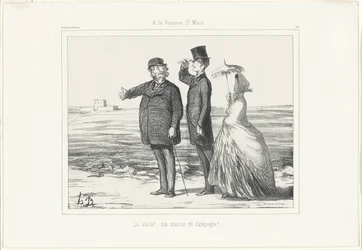 At Varenne, Saint-Maur, Plate 418 from Souvenirs d’artistes