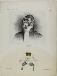 Dup…, plate 171 from Celebrities of Caricature