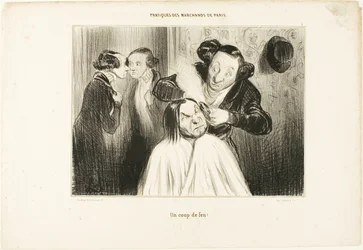 Fire!, plate 35 from Types Parisiens