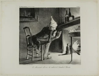 General Mortier, the evening before the battle of Waterloo, plate 456