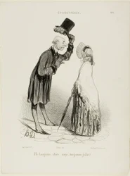 “Hello, Angel, always pretty...,” plate 3 from Coquetterie